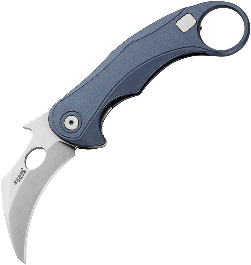 LEone Mid Framelock Blue SW - LSTLE2AIS