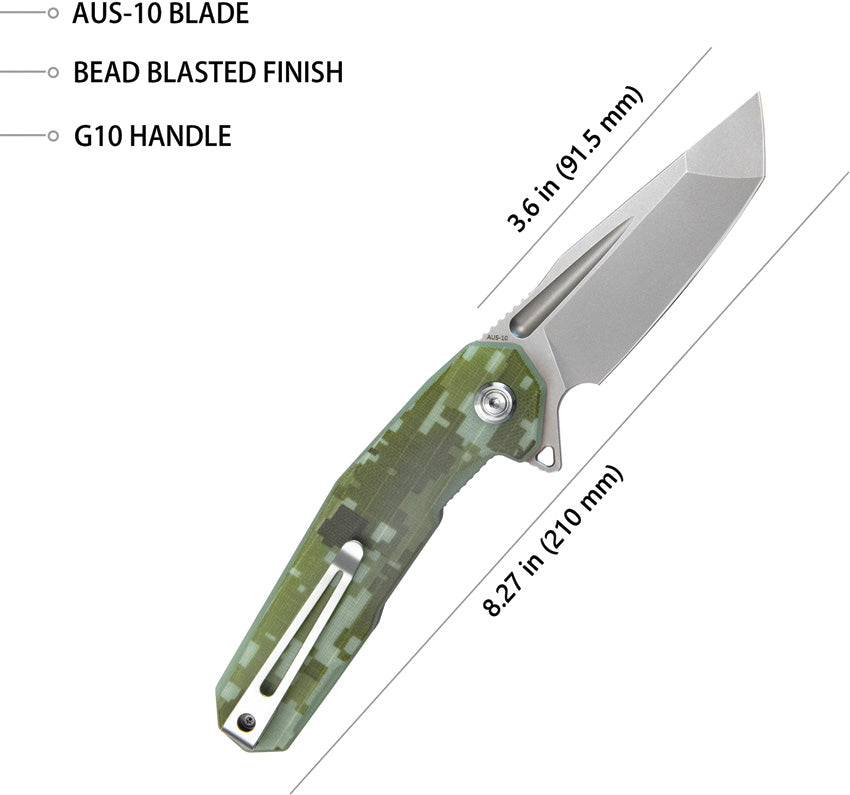 Carve Nest Linerlock Camo - KUB237H