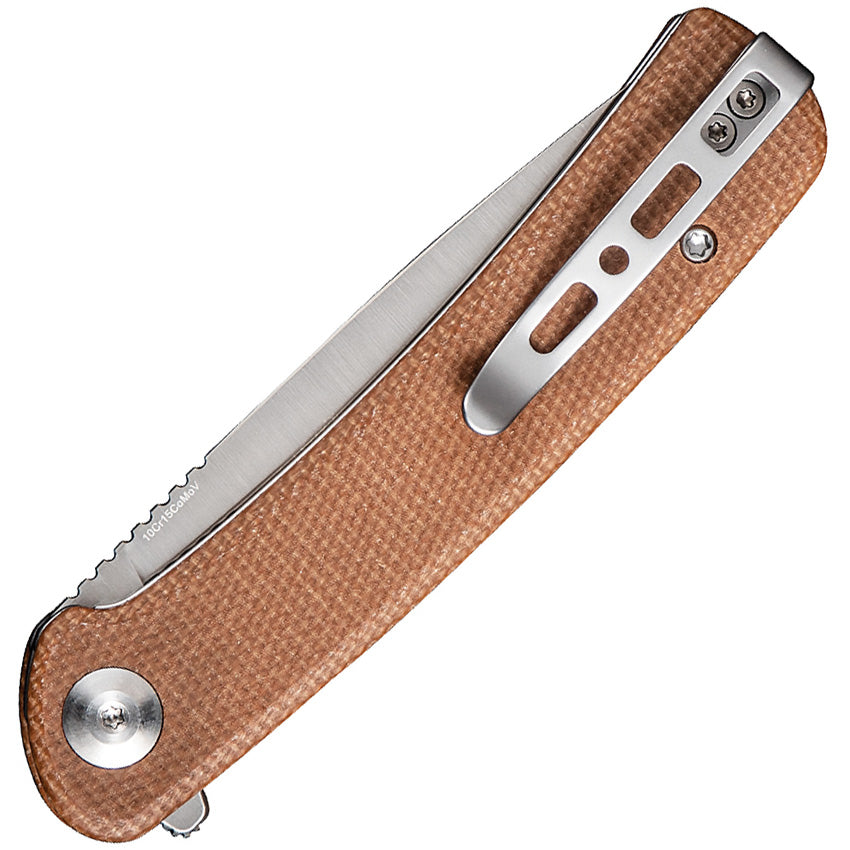 Neches Linerlock Brn Micarta - SA09D