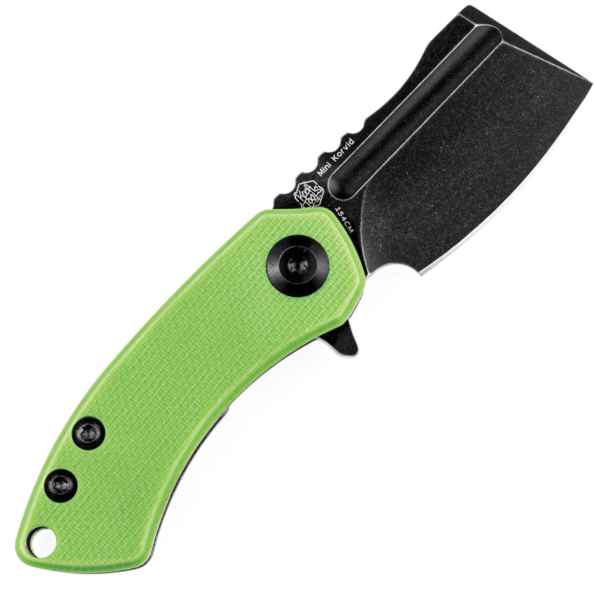 Mini Korvid Linerlock Green - KT3030A8