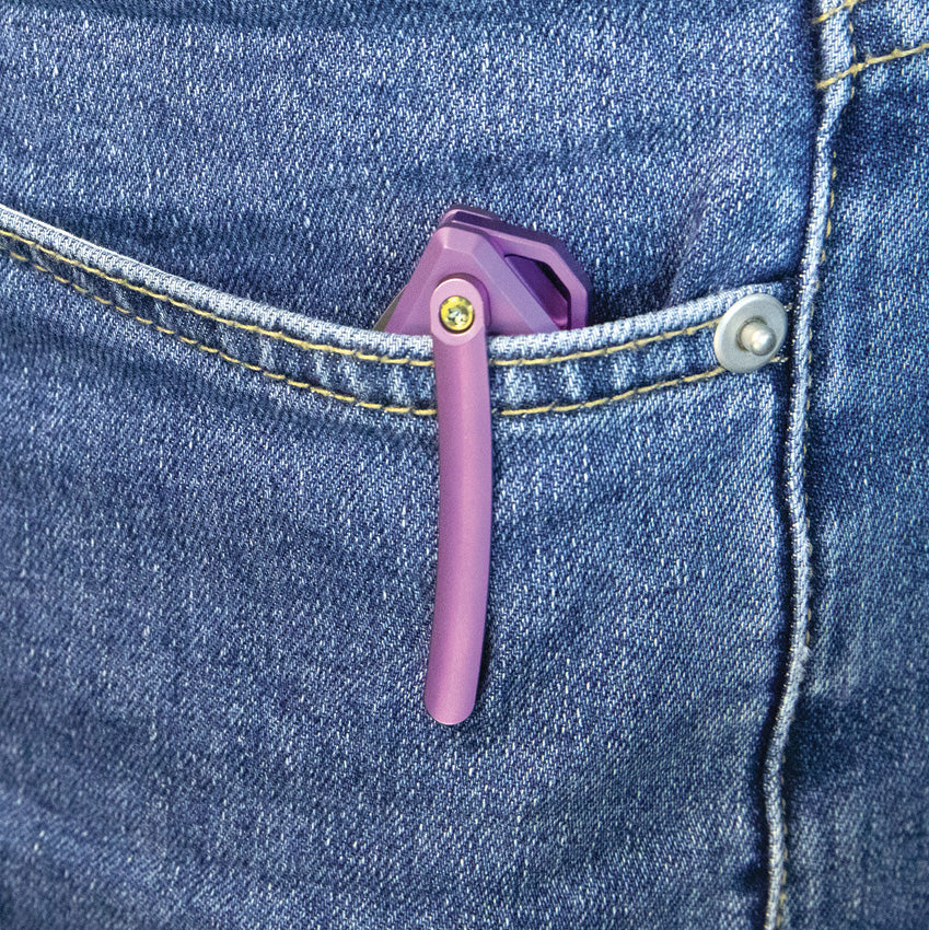 Vagrant Framelock Purple Ti - KUB284D
