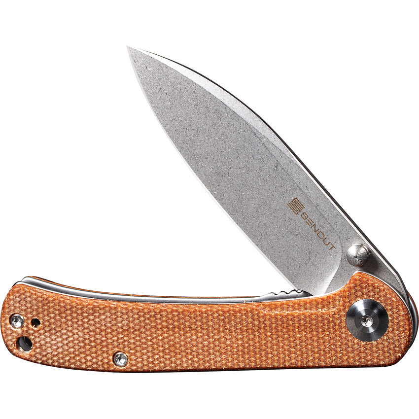 Scepter Linerlock Brn Micarta - SA03D