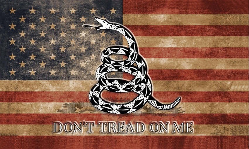USA Vintage Gadsden Flag - FLAG7284