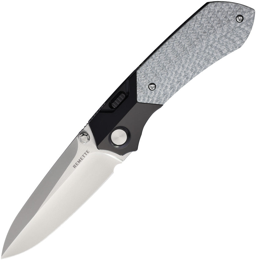 Meteor Button Linerlock Ti/CF - RMTRTPTBL