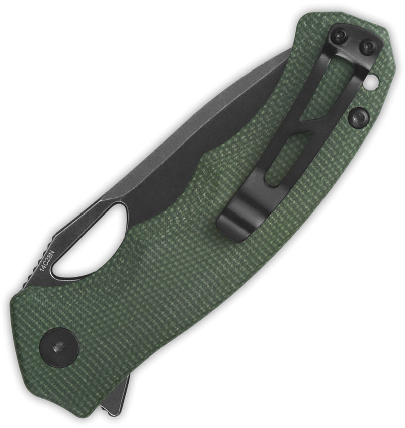 Gorilla Linerlock Green Mic - QS153C2