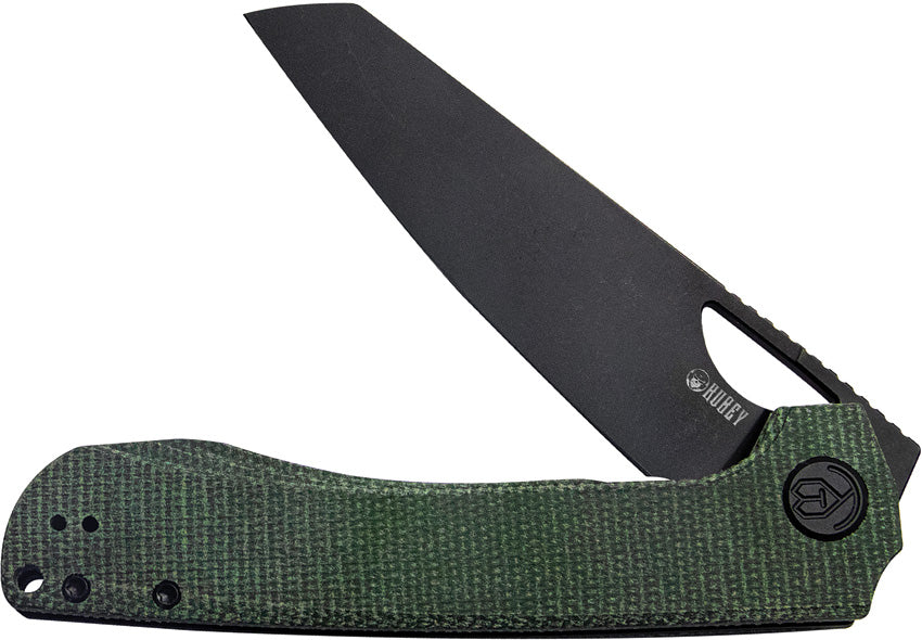 Elang Linerlock Green Micarta - KUB365F
