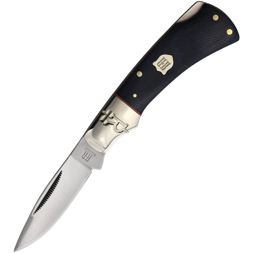 Lockback Denim Micarta - RR2354