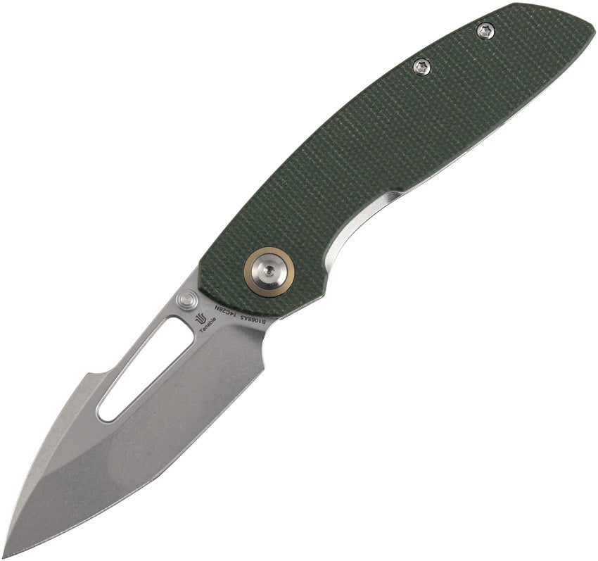 Link Linerlock Green Mic - B1068A5
