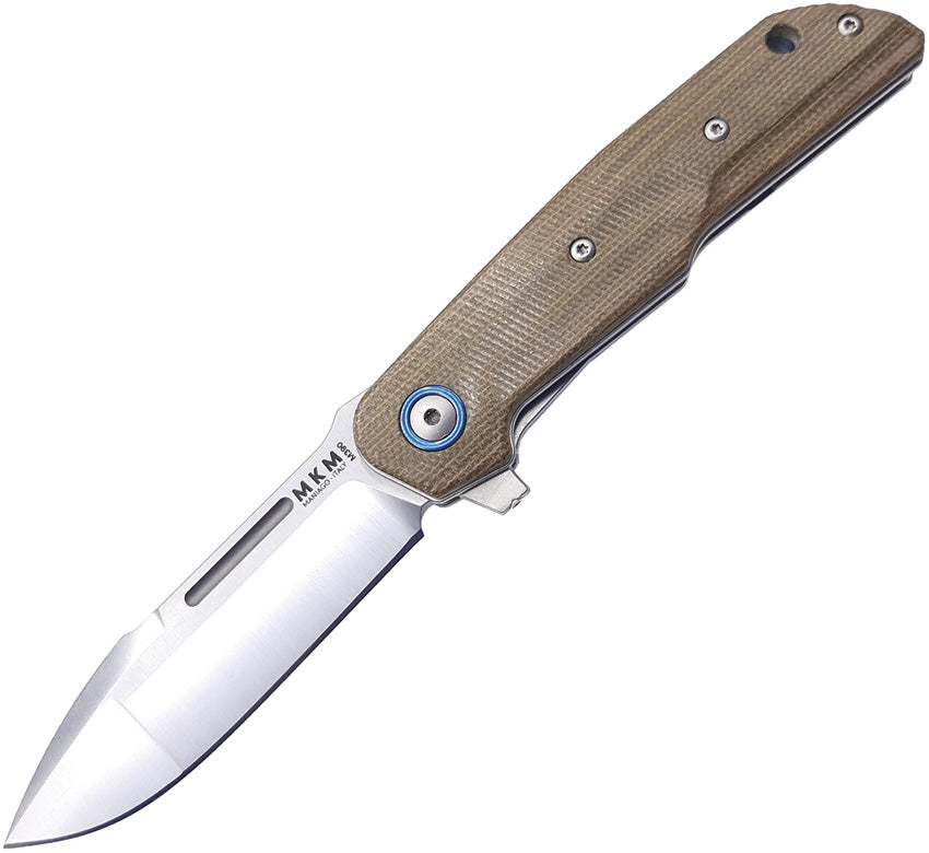 Clap Linerlock Green Micarta - MKML0110