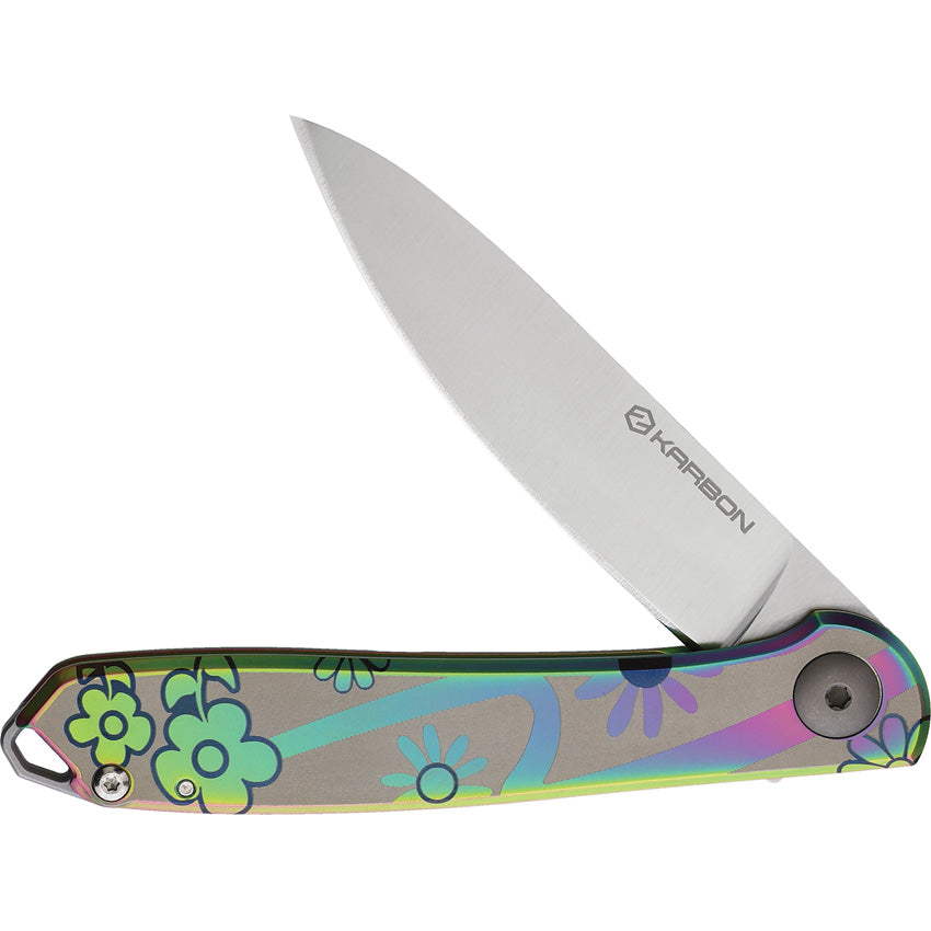 Tidbit Framelock Floral - KARB108