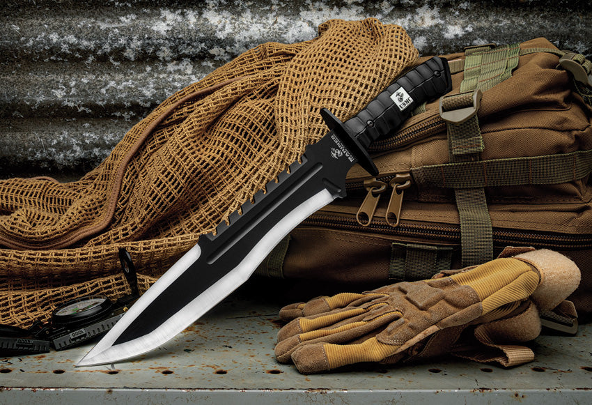 USMC Bulldog Bowie Knife - UC3616