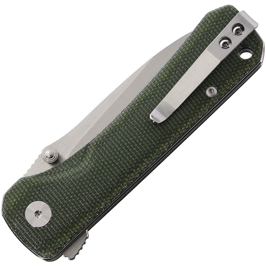 Hawk Linerlock Green Micarta - QS131H