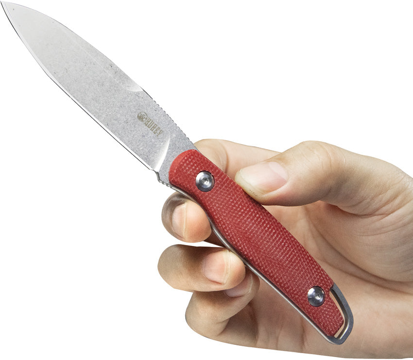 Dust Devil Fixed Blade Red - KUB357B