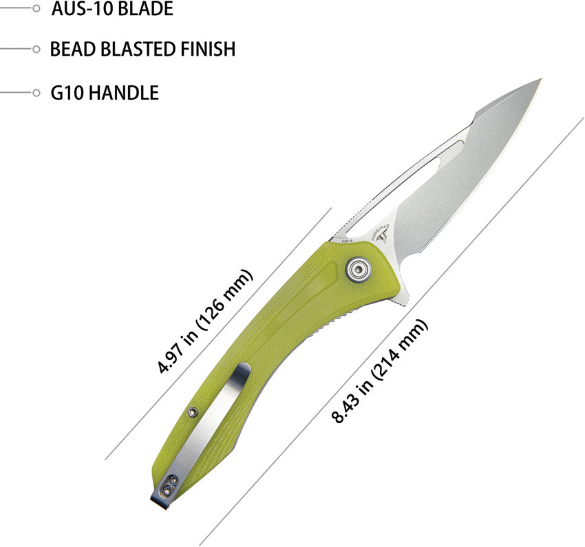 Merced Linerlock Yellow - KUB345H