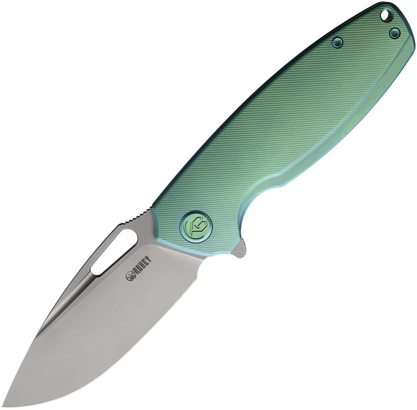 Tityus Framelock Green Ti - KUB360B