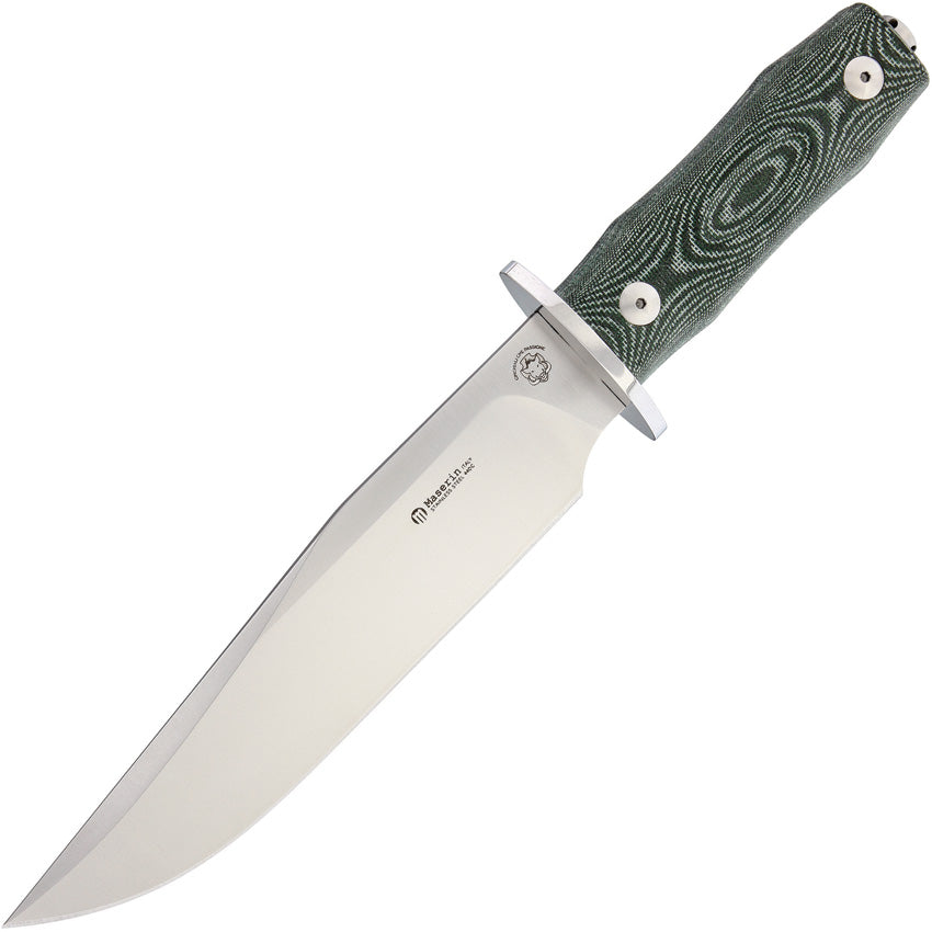 Bowie Green Micarta Handle - MAS977MCV