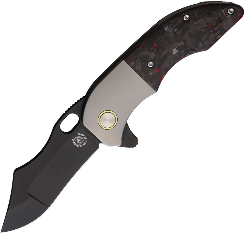 War Pig Framelock RedCF - RH034