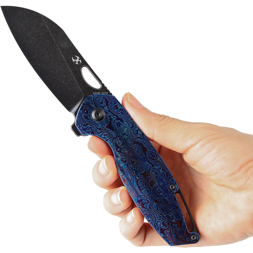 Model 6 Framelock Timascus - K1022B4