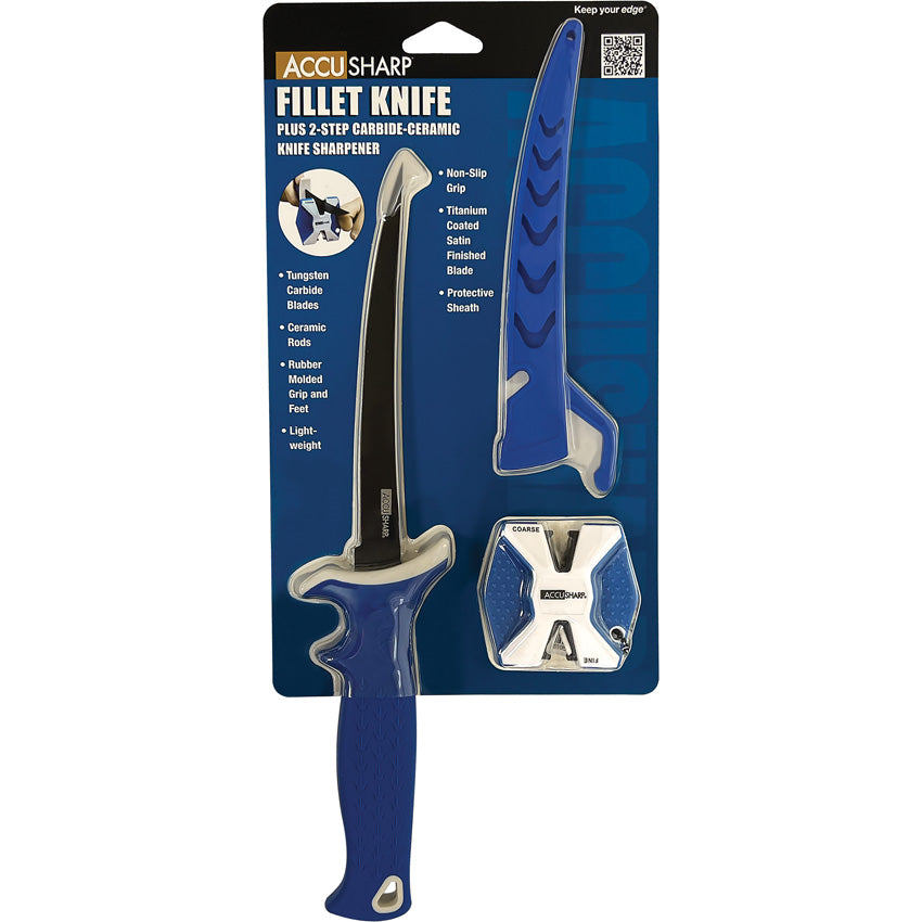 Fillet Knife with Sharpener - AS736C