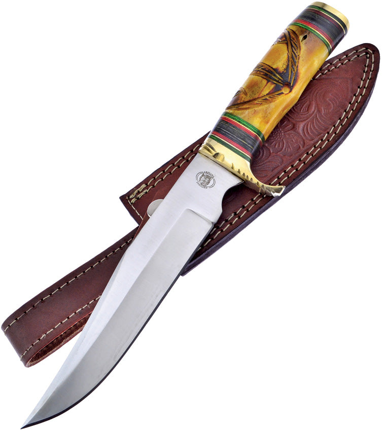 Bowie Yellow Bone w/Sheath - FCW609YB