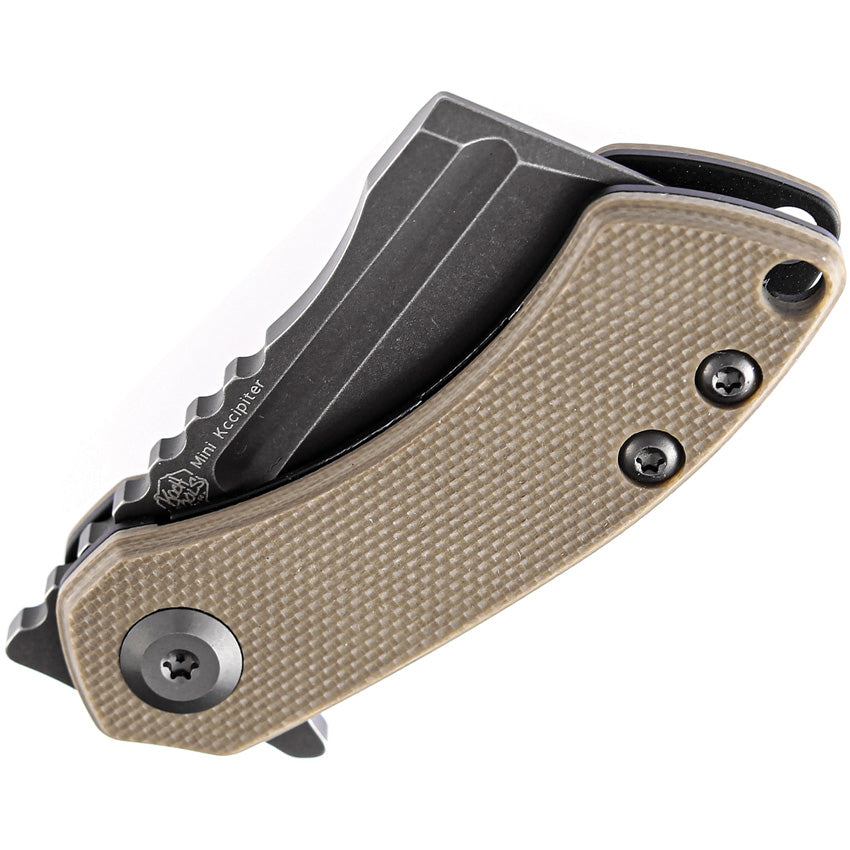 Mini Korvid Linerlock Tan - KT3030A2