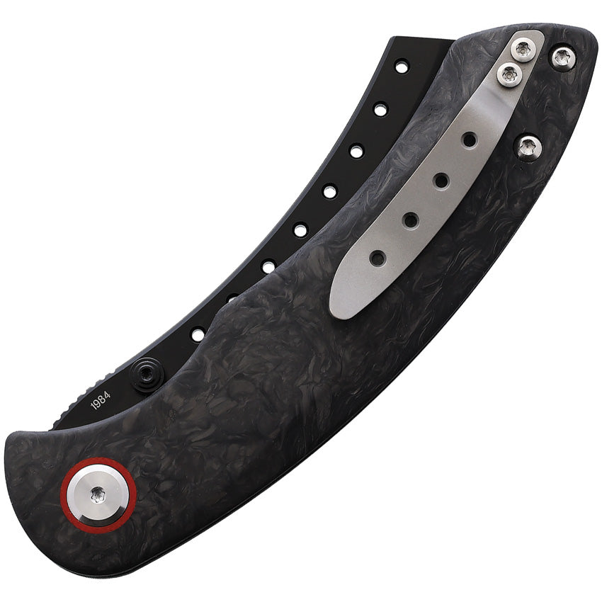 Hell Razor Linerlock Blk CF - RH09