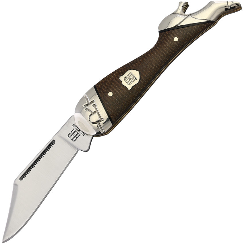 Leg Knife Brown Burlap - RR2335