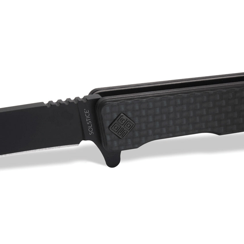 Solstice Linerlock Black CF - OCA10CFB