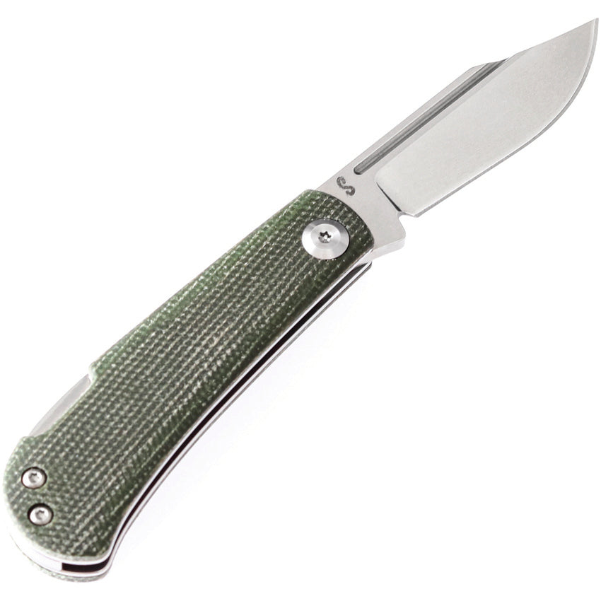 Wedge Lockback Micarta Grn - KT2026B4