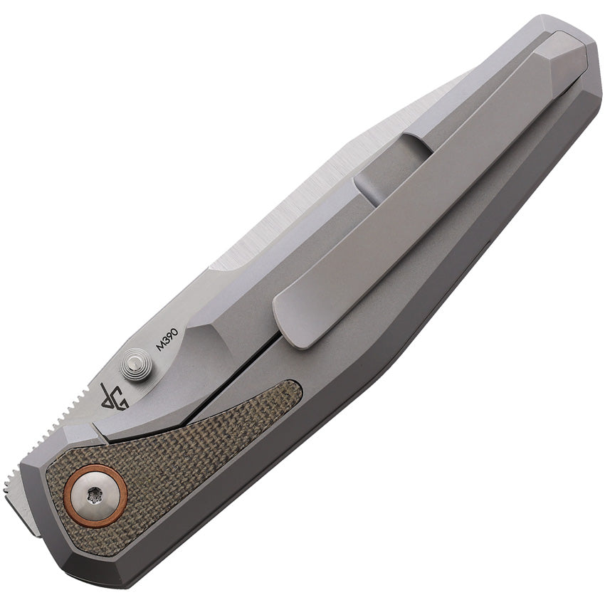 Alacran Framelock Grn Micarta - PE57