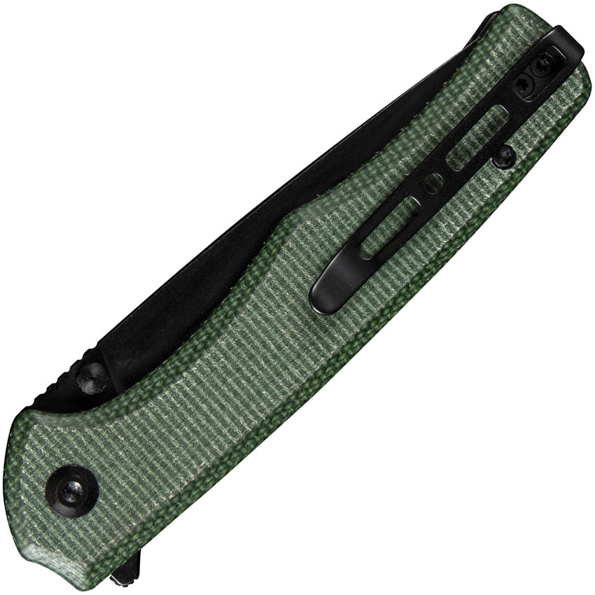 Crowley Button Lock Micarta - S210123