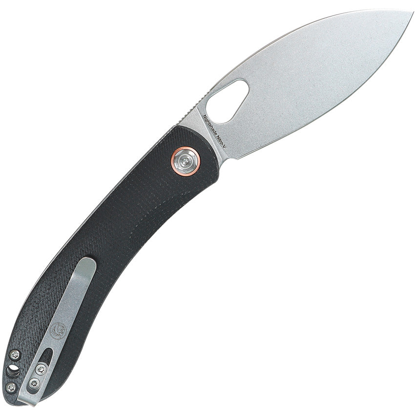 Nightshade TH Linerlock Black - VOSNSTHNWMK
