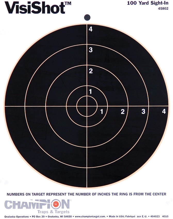 Visicolor Target Circle 8"10pk - CHP45802