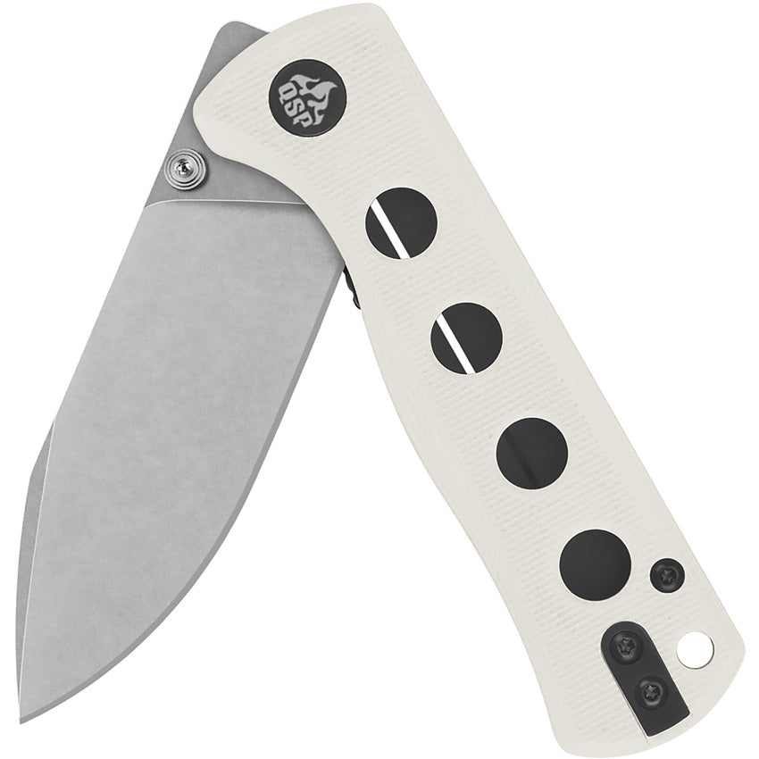 Canary Linerlock White G10 - QS150G1