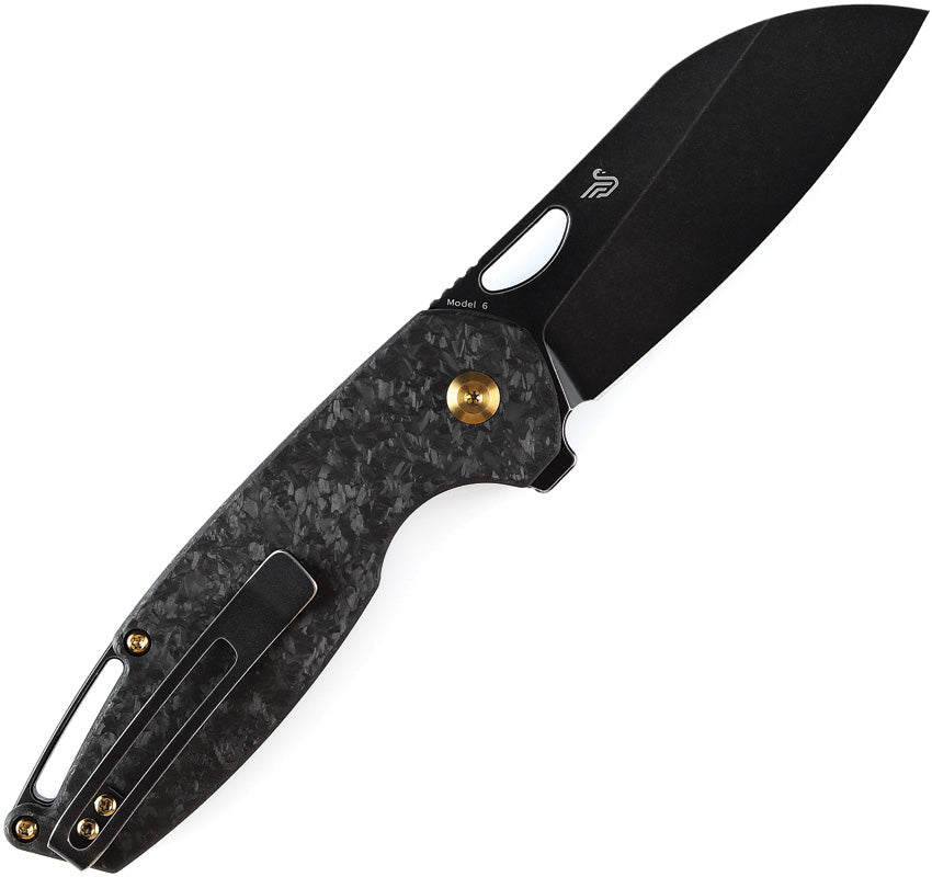 Model 6 Framelock Shred CF - K1022A6