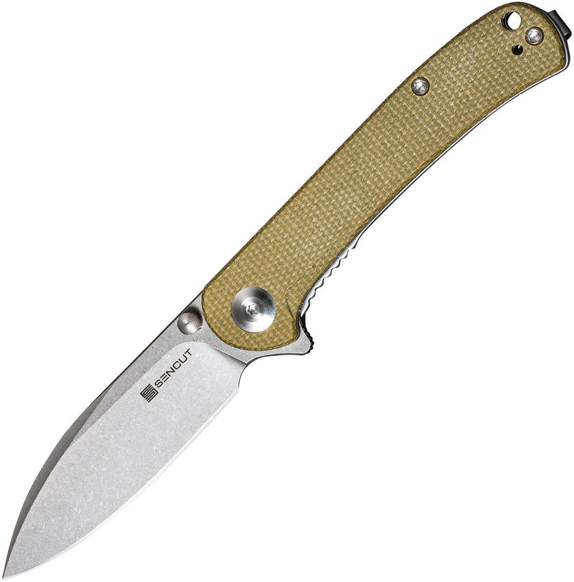 Scepter Linerlock Grn Micarta - SA03E