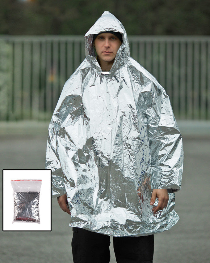 Silver Survival Poncho - M4552