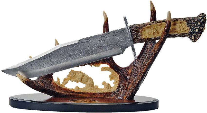 Bowie Knife w Display Bear - CN211165BE