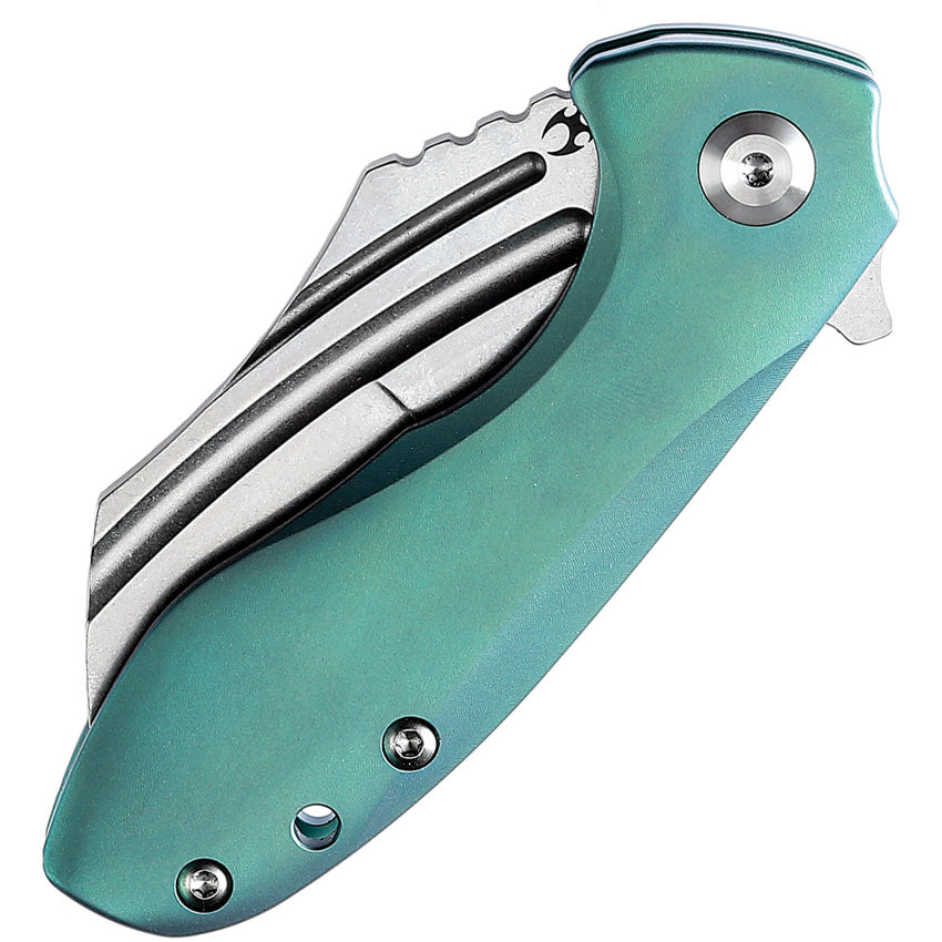 KTC3 Linerlock Green Ti - K1031A4