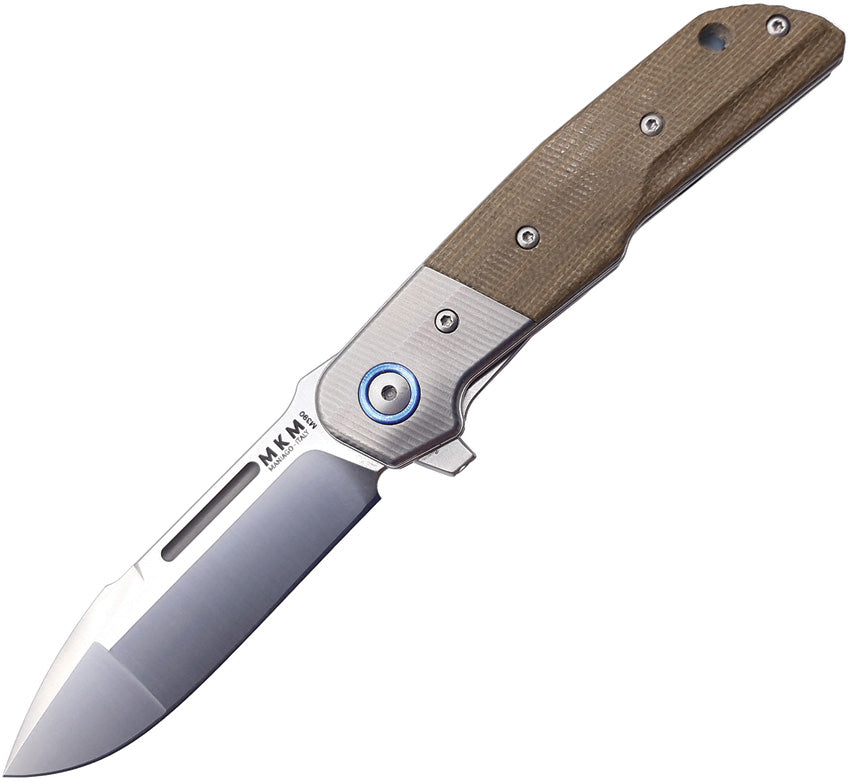 Clap Linerlock Green Micarta - MKML019