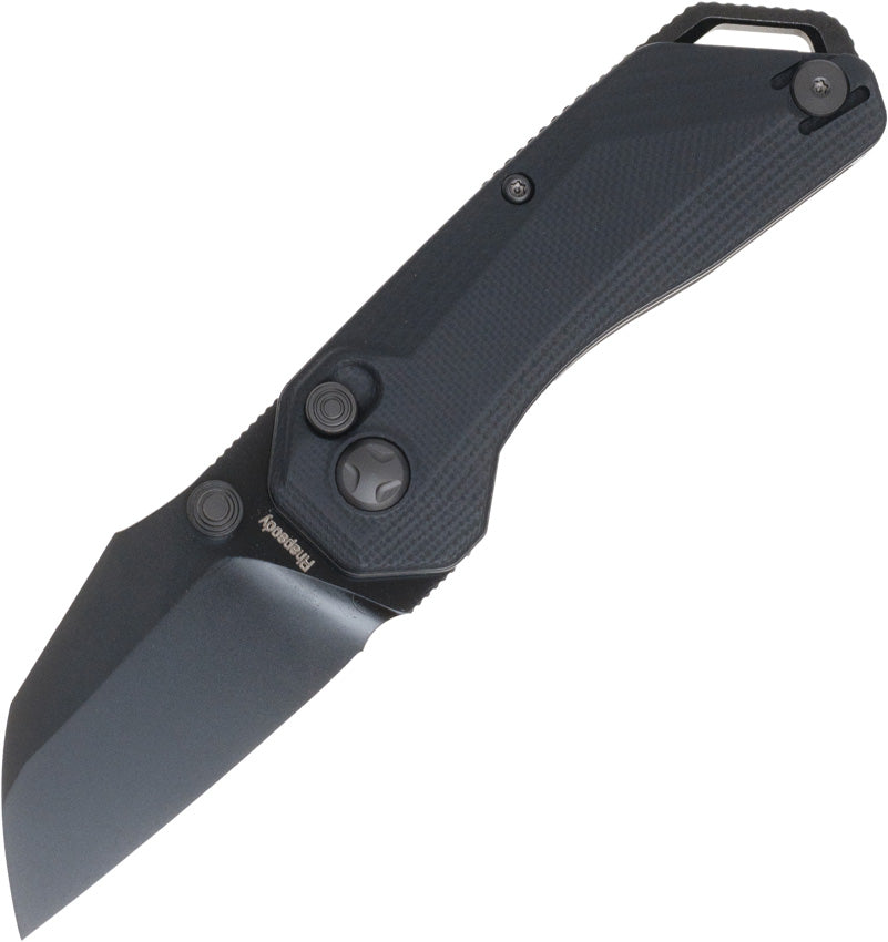 Rhapsody Button Lock Black - KETM089