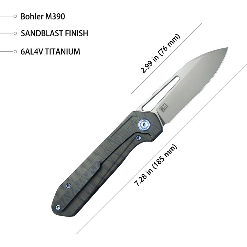 Royal Framelock Flame Ti - KUB321N