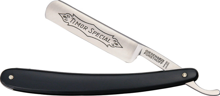 Straight Razor Black Plastic - TIM150S