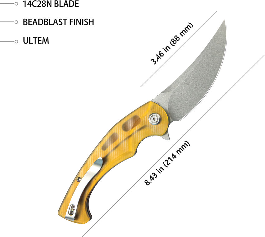 Scimitar Linerlock Ultem - KUB173G