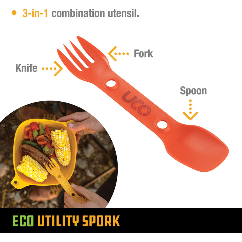 Eco Utility Spork Chili/Slate - UCO00418