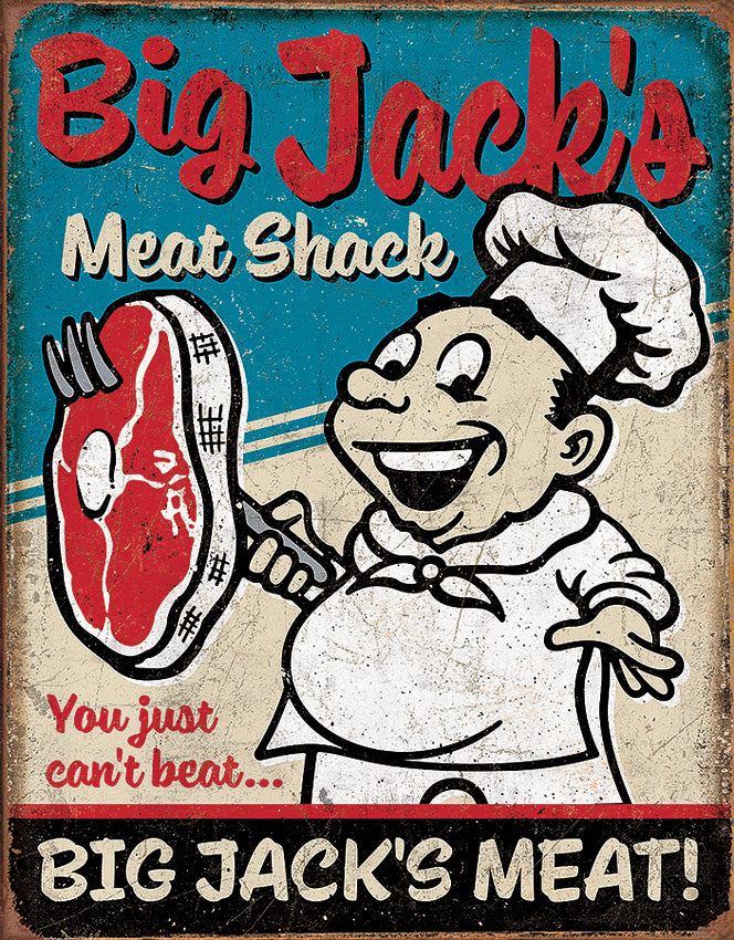 Big Jacks Meats Sign - TSN2122