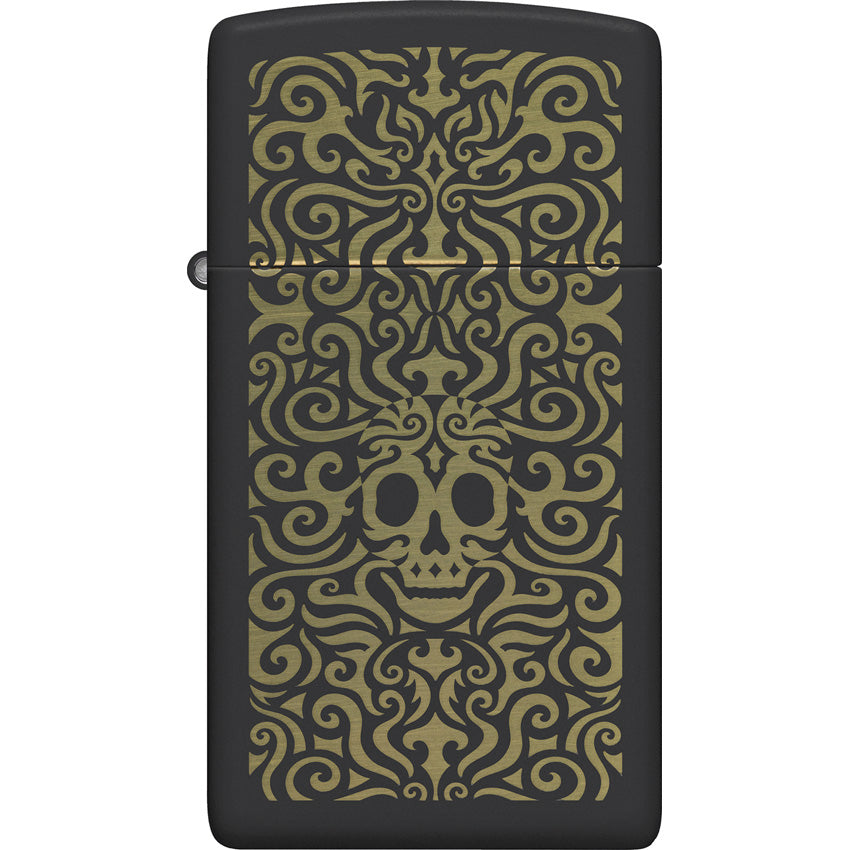 Skull Filigree Design Lighter - ZO73766