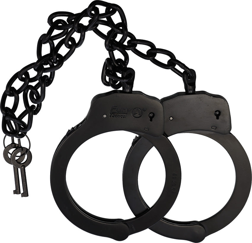 Leg Irons Handcuffs Black - FY15905