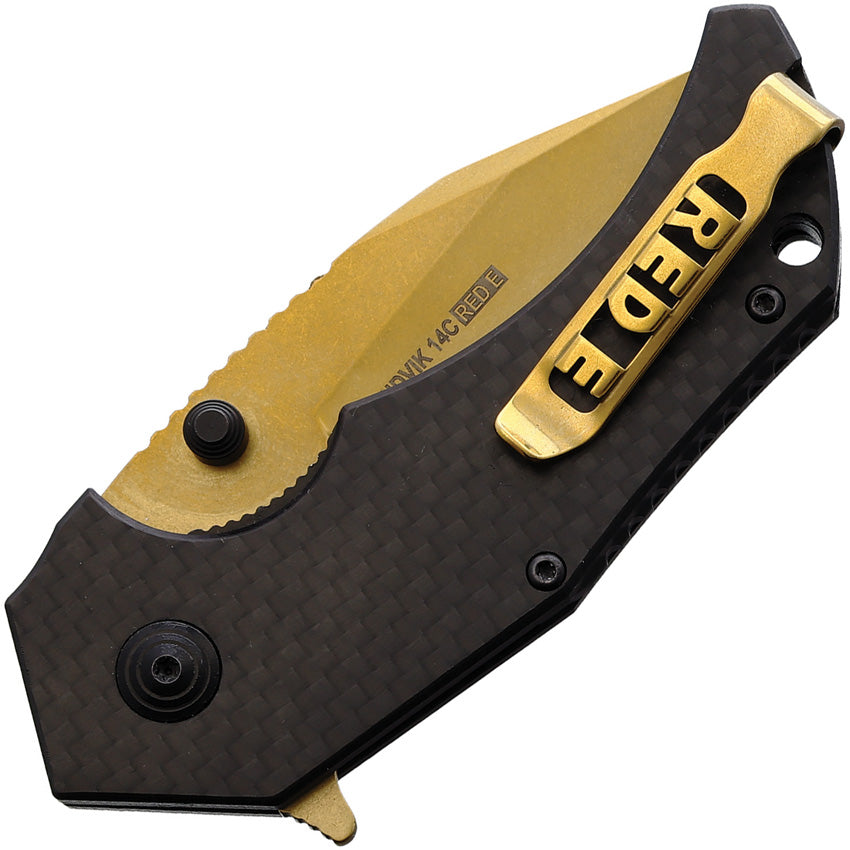 Red E Linerlock Gold - WLMRE22TGB