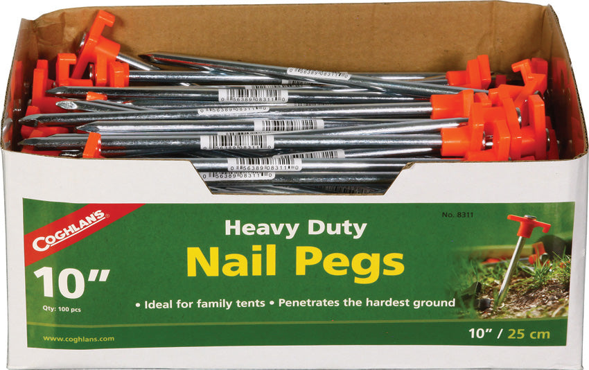 Nail Pegs 10 inch 100pk - CGN8311